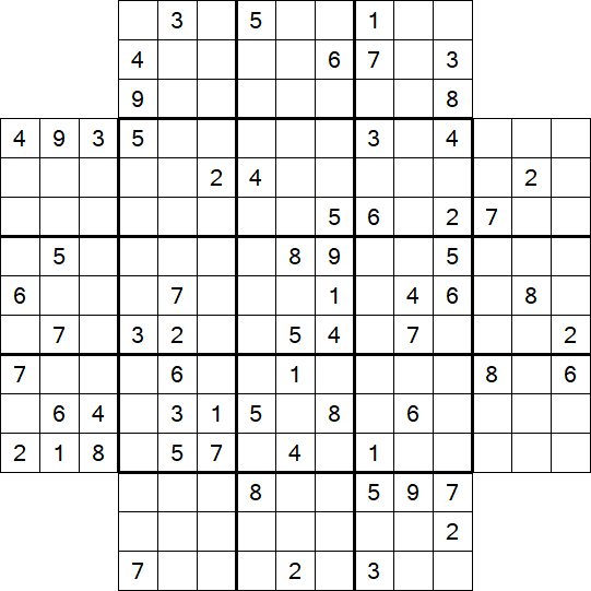 Flower Sudoku - Difficile