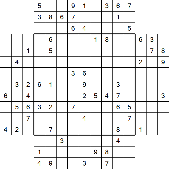 Flower Sudoku - Difícil