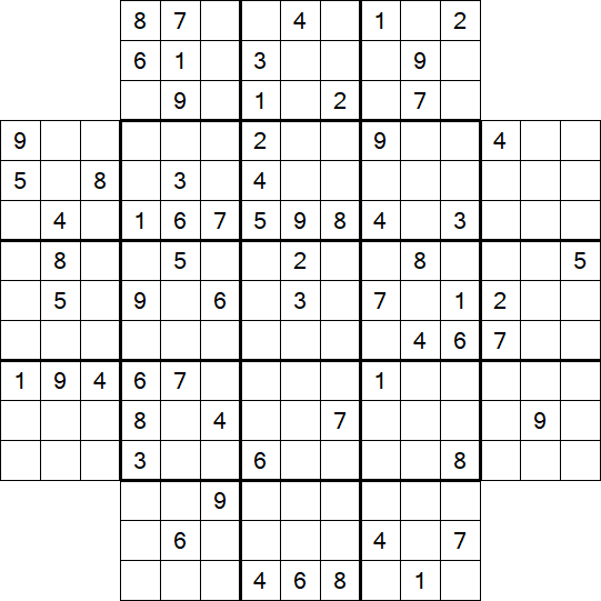 Flower Sudoku - Difficile
