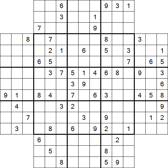 Flower Sudoku - Difficile