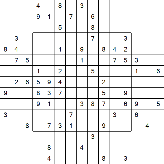 Flower Sudoku - Difficile