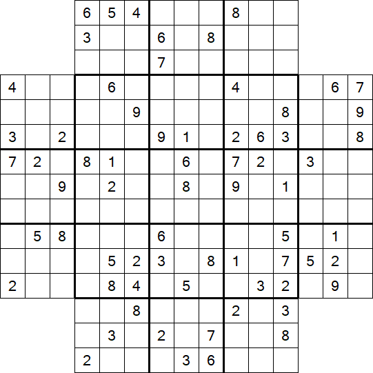Flower Sudoku - Difficile