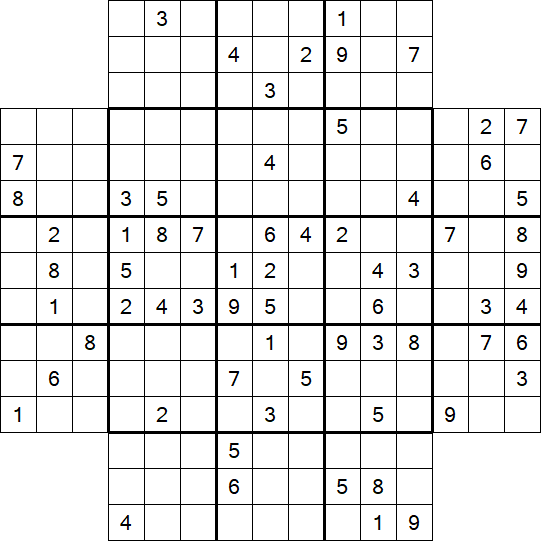 Flower Sudoku - Difficile