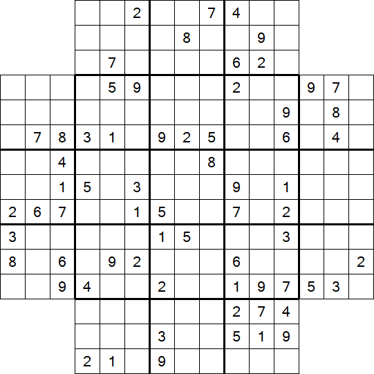 Flower Sudoku - Difficile