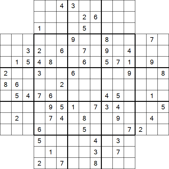 Flower Sudoku - Difficile