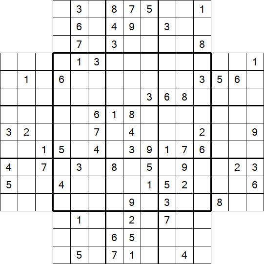 Flower Sudoku - Difficile