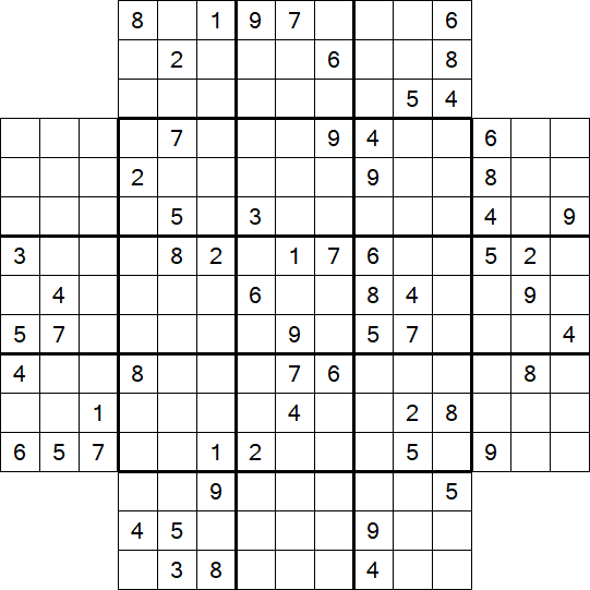 Flower Sudoku - Difficile