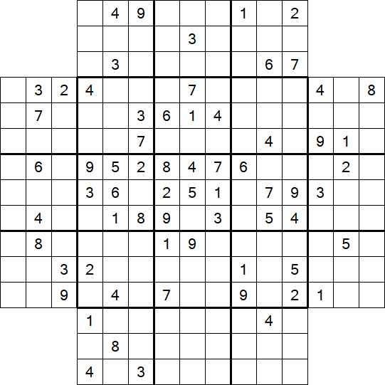 Flower Sudoku - Difficile