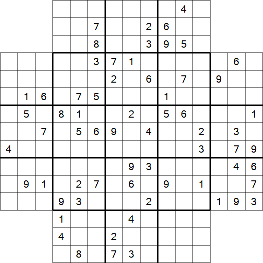 Flower Sudoku - Difficile