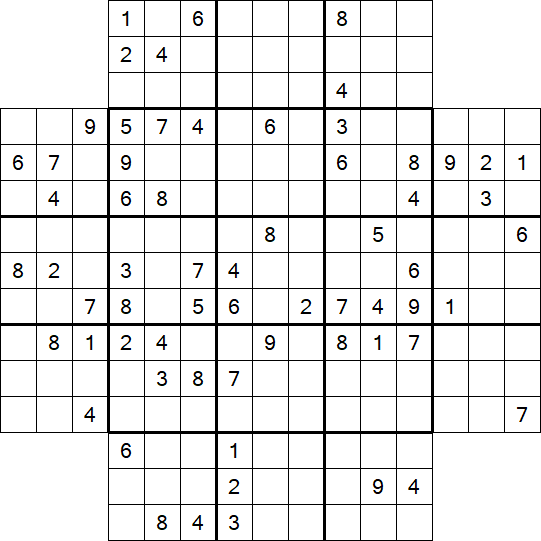 Flower Sudoku - Difficile