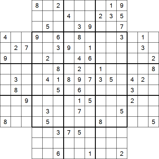 Flower Sudoku - Difficile