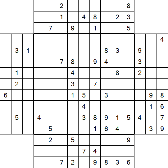 Flower Sudoku - Difficile