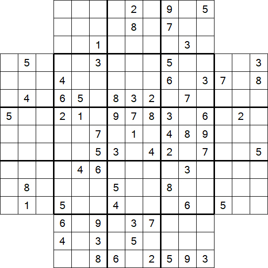Flower Sudoku - Difficile