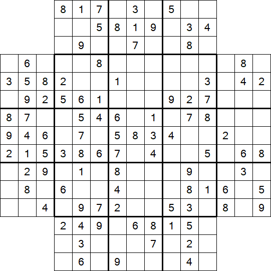 Flower Sudoku - Medium