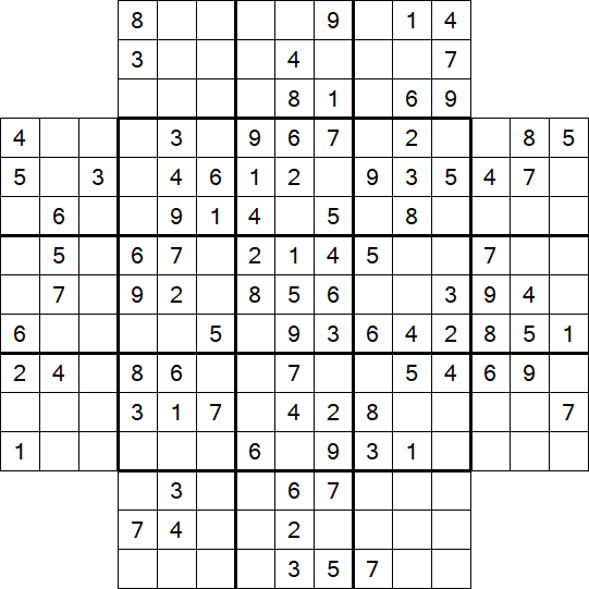 Flower Sudoku - Medium