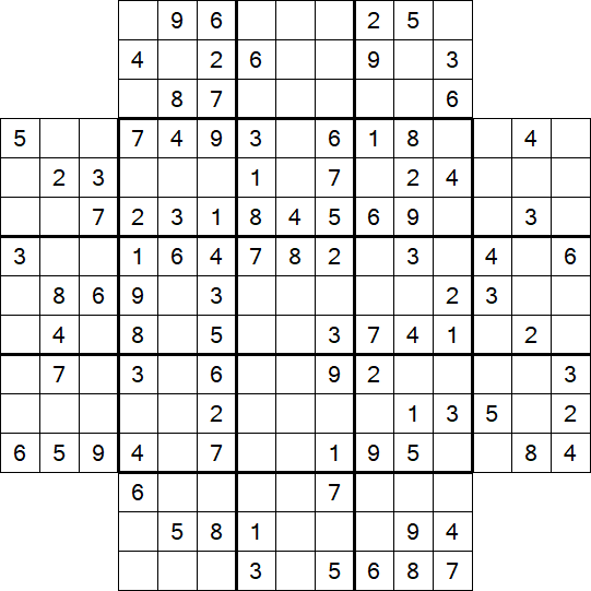 Flower Sudoku - Medium