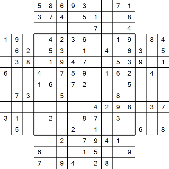 Flower Sudoku - Medium