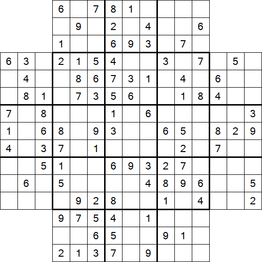 Flower Sudoku - Medium