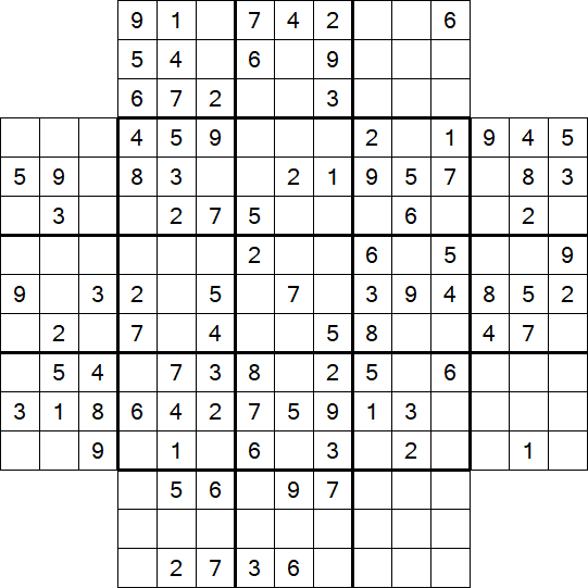 Flower Sudoku - Medium