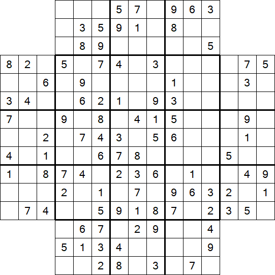 Flower Sudoku - Medium