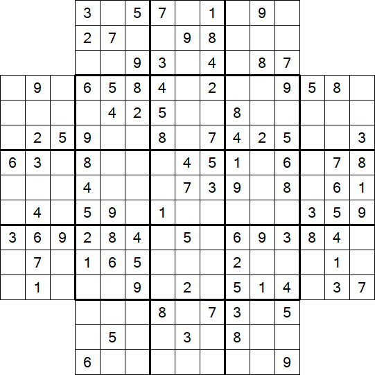 Flower Sudoku - Moyen