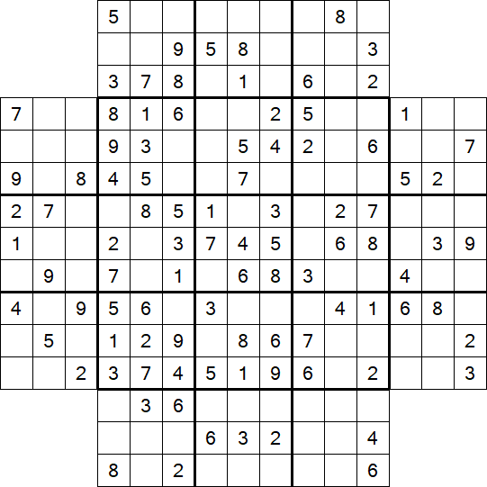 Flower Sudoku - Medium
