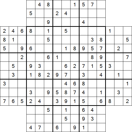 Flower Sudoku - Medium