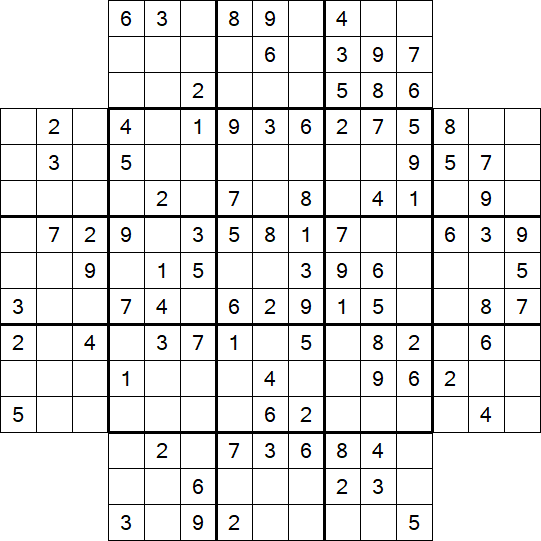 Flower Sudoku - Medium