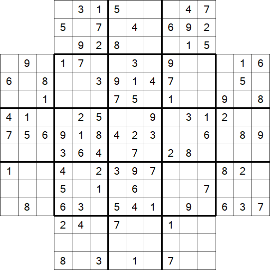 Flower Sudoku - Medium