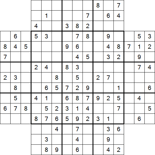 Flower Sudoku - Medium