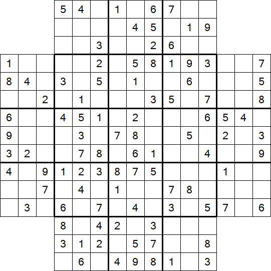 Flower Sudoku - Medium