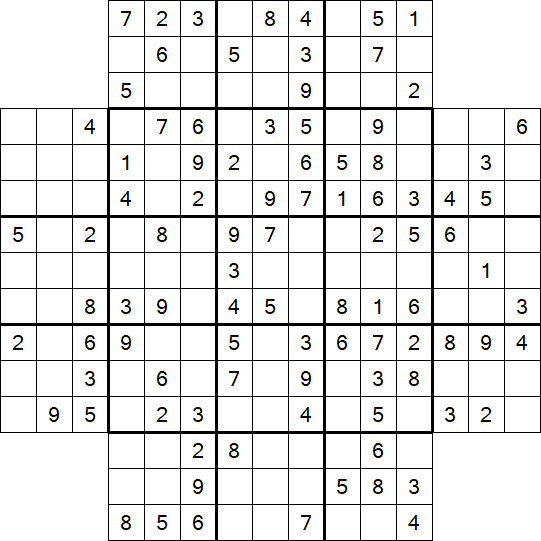 Flower Sudoku - Medium