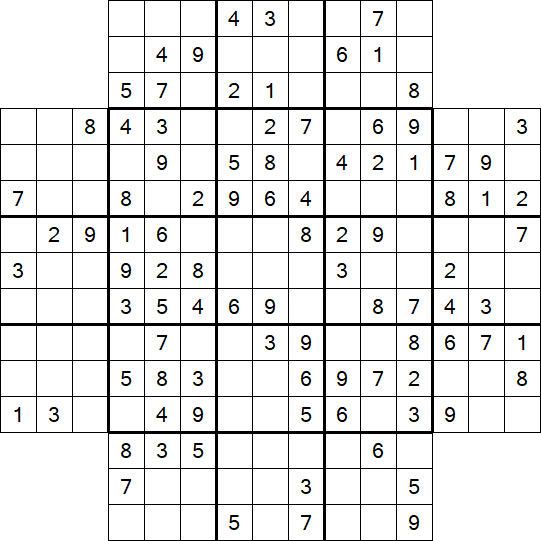 Flower Sudoku - Medium