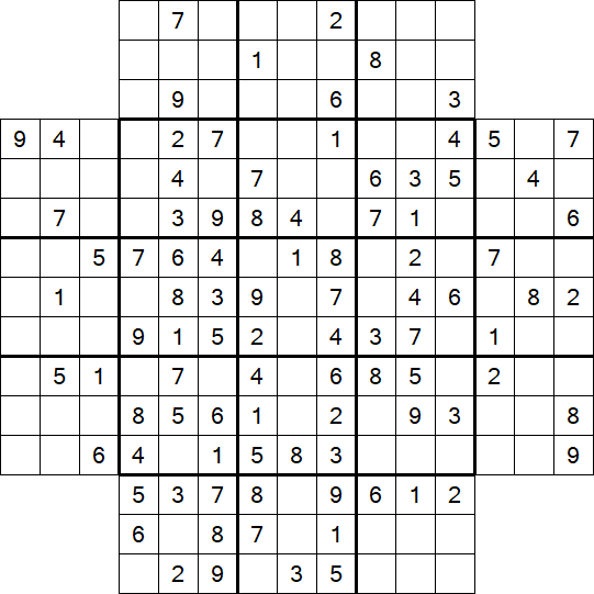 Flower Sudoku - Medium
