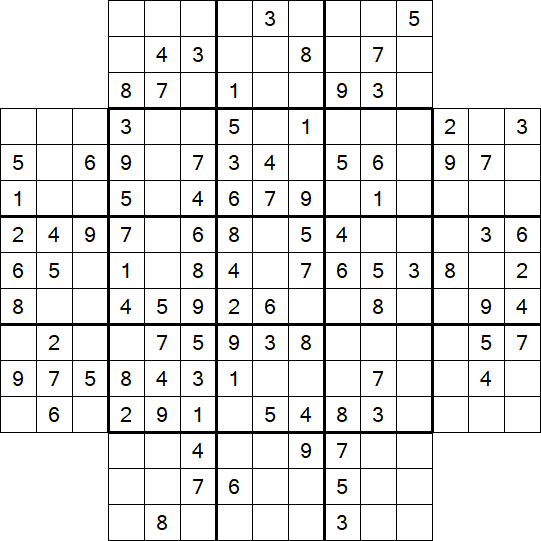 Flower Sudoku - Medium