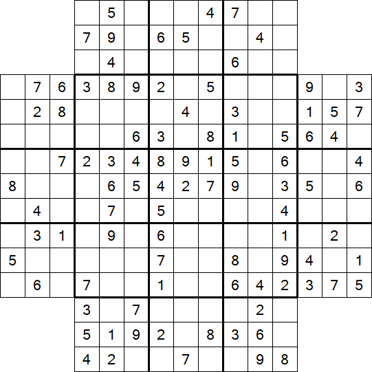 Flower Sudoku - Medium