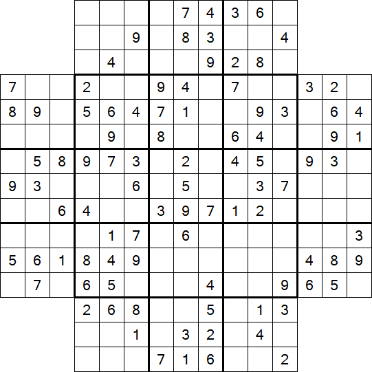 Flower Sudoku - Medium