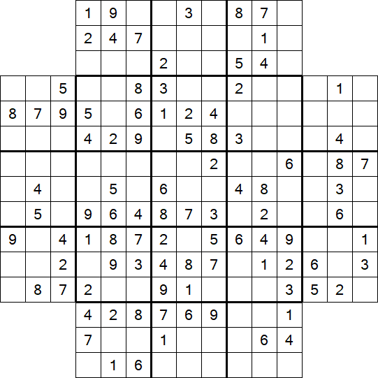 Flower Sudoku - Medium