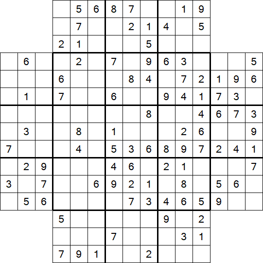 Flower Sudoku - Medium