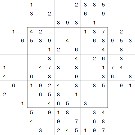 Flower Sudoku - Medium