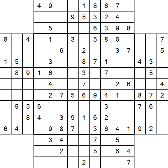 Flower Sudoku - Moyen