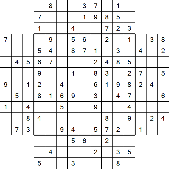 Flower Sudoku - Medium