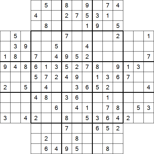 Flower Sudoku - Moyen