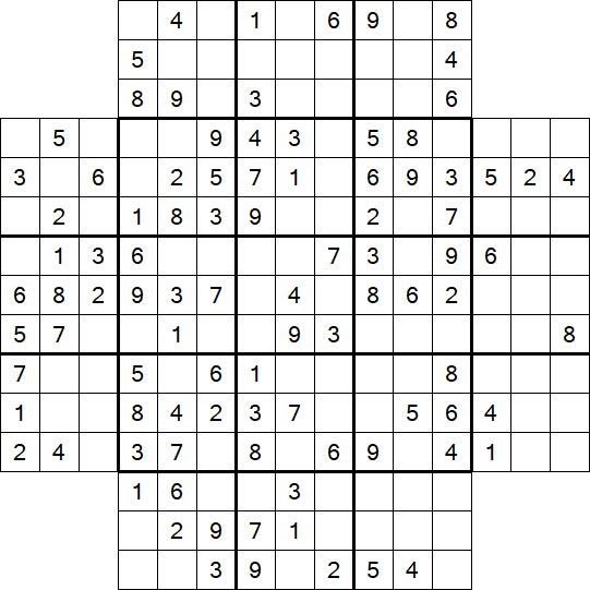 Flower Sudoku - Moyen