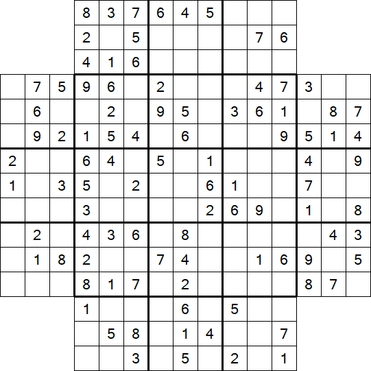 Flower Sudoku - Moyen