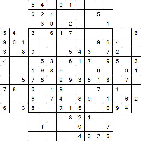 Flower Sudoku - Moyen