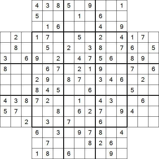 Flower Sudoku - Moyen