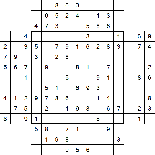 Flower Sudoku - Medium