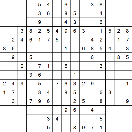 Flower Sudoku - Medium