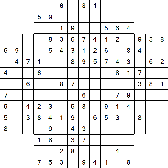 Flower Sudoku - Medium